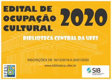 Edital de ocupação cultural Biblioteca Central da UFES